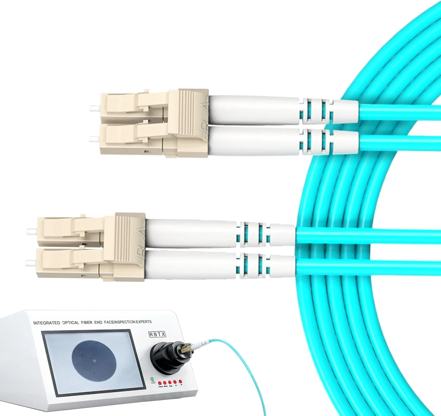 کابل فیبر نوری، کابل پرسرعت و بادوام - آداپتور چند منظوره 10 گیگابیت بر ثانیه با تلفات کم برای اتصالات اینترنتی محل کار، استریم بازی، ارائه دهندگان خدمات خانگی، تجهیزات شبکه