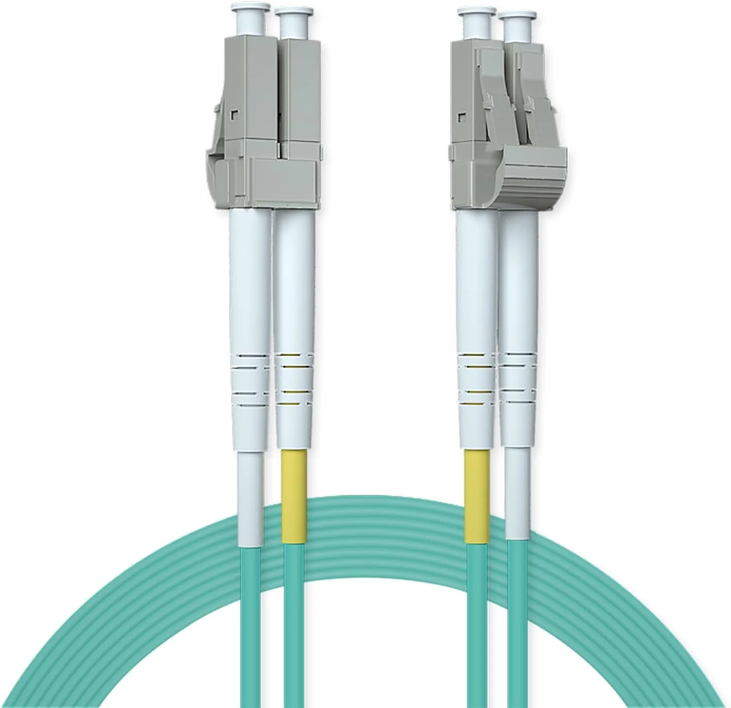 کابل فیبر نوری LC به LC، ۲۵ متری، OM3، دوپلکس مالتی مود 50/125 برای فرستنده و گیرنده 1G SFP/10Gb SFP+ - ipolex
