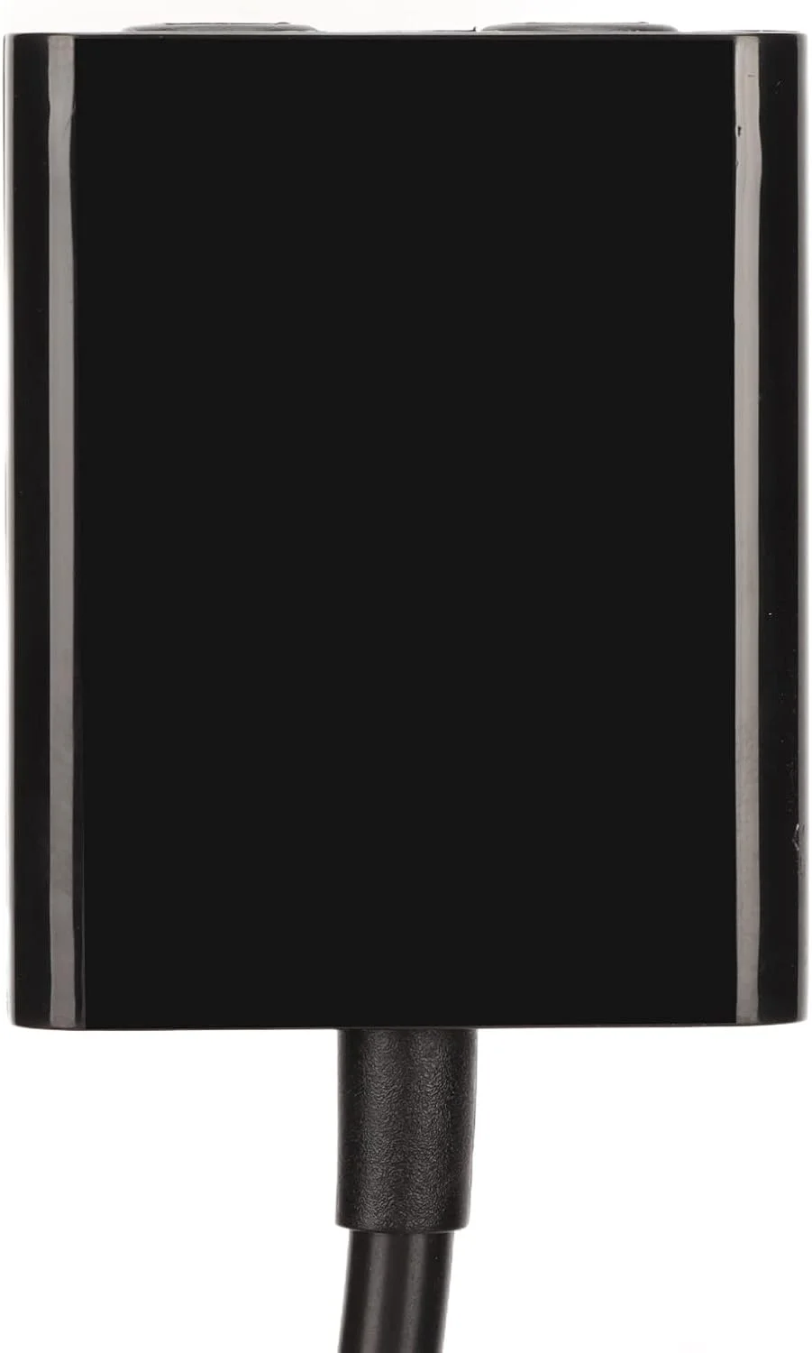 کابل صوتی فیبر نوری عمومی 2 در 1 تقسیم کننده کابل نوری دیجیتال صدای انعطاف پذیر برای کامپیوتر پخش کننده سی دی (مشکی)