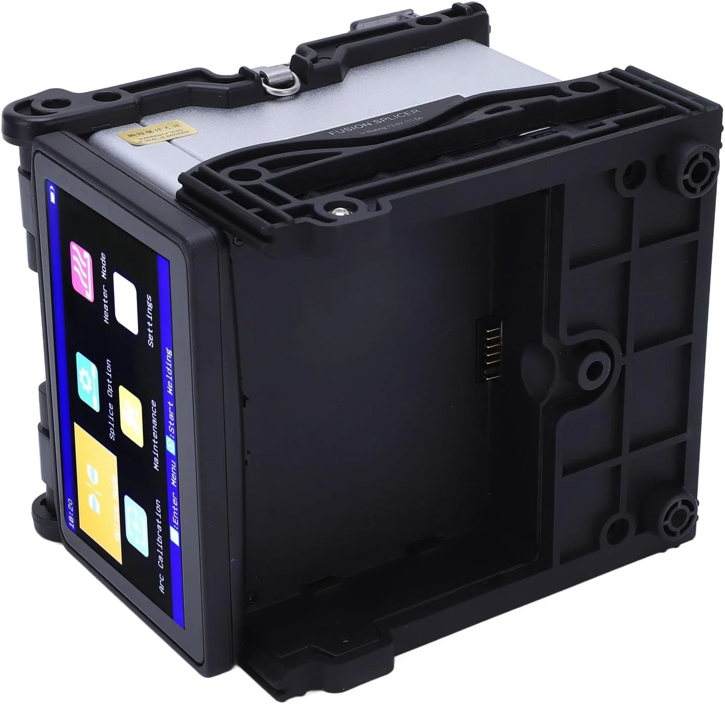 دستگاه جوش فیبر نوری 6 موتوره سریع با زمان گرمایش 16 ثانیه و صفحه نمایش LCD برای نصب کابل فیبر نوری (دوشاخه UK 100-240 ولت) دستگاه جوش فیبر نوری 6 موتوره سریع با زمان گرمایش 16 ثانیه و صفحه نمایش LCD برای نصب کابل فیبر نوری (دوشاخه UK 100-240 ولت)