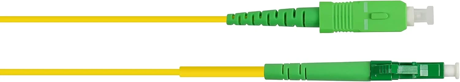 کابل فیبر نوری OS2 با اتصالات خوب - سیمپلکس - LC نر (APC) به SC (APC) - سینگل مود 9/125 - کابل پچ فیبر نوری برای FTTH/FTTB/FTTx/FritzBox/Router - 1 متر کابل فیبر نوری OS2 با اتصالات خوب - سیمپلکس - LC نر (APC) به SC (APC) - سینگل مود 9/125 - کابل پچ فیبر نوری برای FTTH/FTTB/FTTx/FritzBox/Router - 1 متر