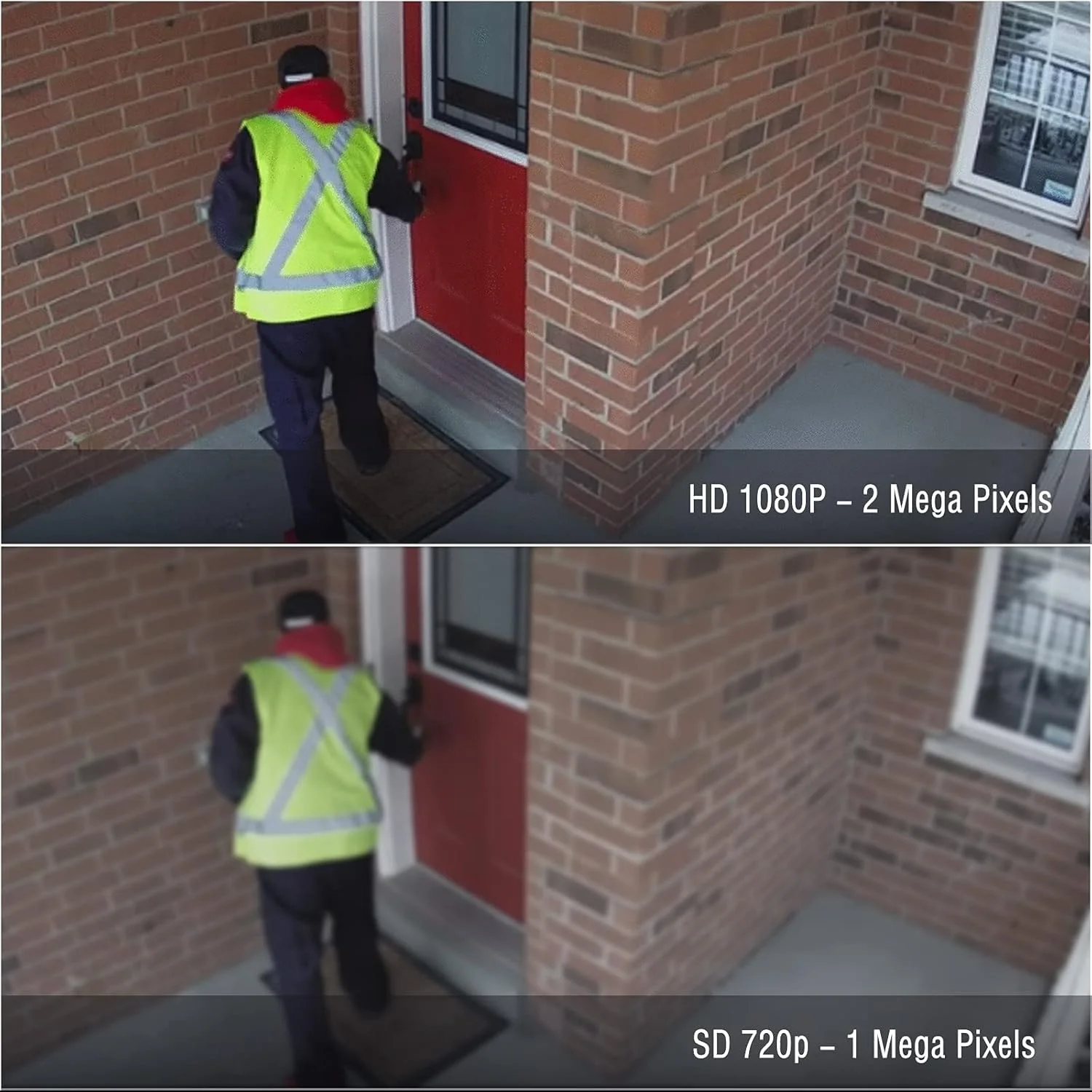 دوربین مداربسته بولت SANSCO Super FHD 1080p برای سیستم نظارتی، 1920x 1080 پیکسل، دید در شب، لنز 3.6 میلی متری، بدنه ضد آب و ضد ضربه، مشکی، بدون وای فای