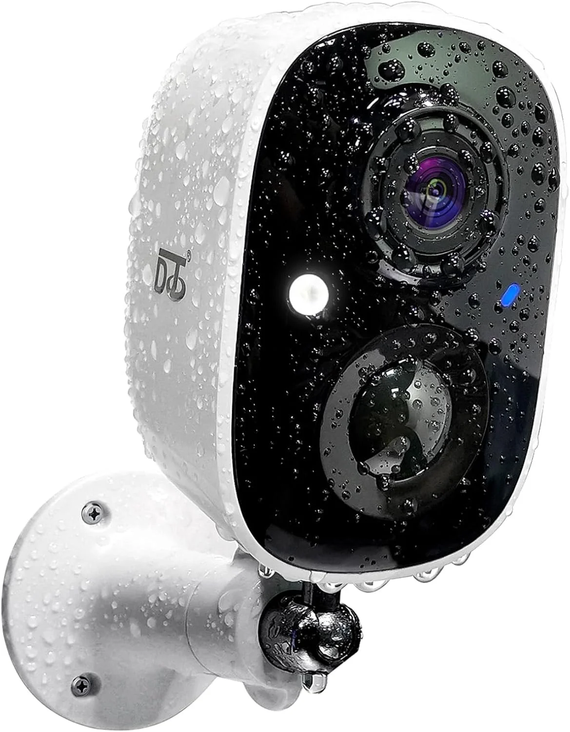 دوربین امنیتی فضای باز، دوربین های مداربسته بی سیم با باتری قابل شارژ 1080P HD WiFi IP، دوربین هوشمند داخلی با دید در شب/حسگر تشخیص حرکت PIR/آژیر هشدار/اسلات SD/صوتی 2 طرفه