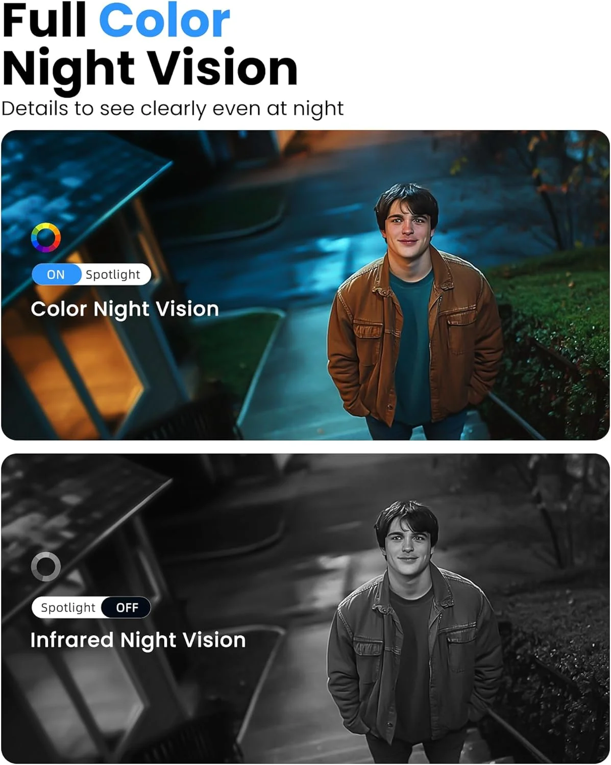 دوربین های امنیتی 2K بی سیم فضای باز، بسته 2 عددی دوربین های وای فای با باتری برای امنیت خانه با تشخیص حرکت هوش مصنوعی، دید در شب رنگی، آلارم آژیر، مکالمه دو طرفه، ضد آب IP66، ذخیره سازی ابری/SD دوربین های امنیتی 2K بی سیم فضای باز، بسته 2 عددی دوربین های وای فای با باتری برای امنیت خانه با تشخیص حرکت هوش مصنوعی، دید در شب رنگی، آلارم آژیر، مکالمه دو طرفه، ضد آب IP66، ذخیره سازی ابری/SD