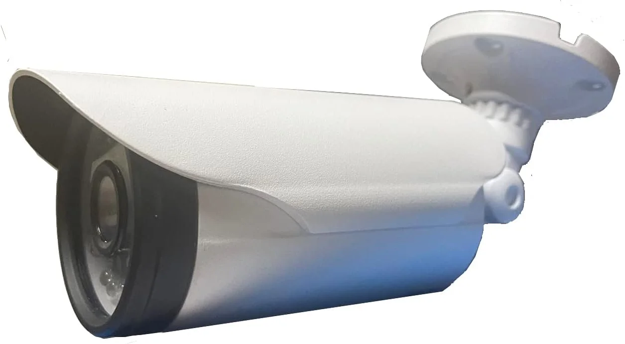 دوربین مداربسته تحت شبکه POE با کیفیت 1080P، دوربین گلوله‌ای نظارتی امنیتی با دید در شب IR، تشخیص حرکت و ضد آب IP66 سازگار با سیستم UNV، Hikvision NVR پشتیبانی از ONVIF