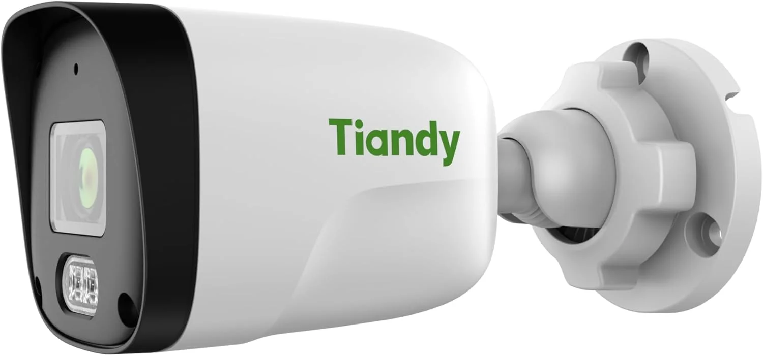 دوربین مداربسته بولت ثابت 2 مگاپیکسلی Tiandy مدل TC-C321N Spec:I3/E/Y/4mm | بدنه پلاستیکی، برد IR تا 30 متر، میکروفون داخلی | پشتیبانی از نظارت هوشمند، ضد آب و هوا IP67 | لنز با فاصله کانونی ثابت