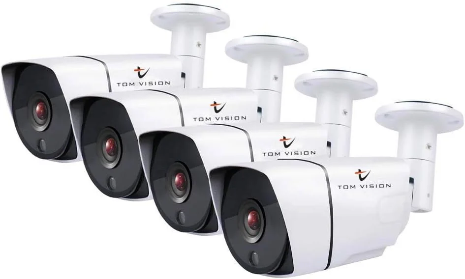 کیت دوربین مداربسته AHD چهار کانال tomvision با هارد دیسک 1 ترابایتی، سیستم ضبط امنیتی 2.0 مگاپیکسلی/1080P، کیت دوربین مداربسته شامل 4 عدد دوربین بولت فضای باز و سیستم هشدار ابری P2P برای امنیت خانه کیت دوربین مداربسته AHD چهار کانال tomvision با هارد دیسک 1 ترابایتی، سیستم ضبط امنیتی 2.0 مگاپیکسلی/1080P، کیت دوربین مداربسته شامل 4 عدد دوربین بولت فضای باز و سیستم هشدار ابری P2P برای امنیت خانه