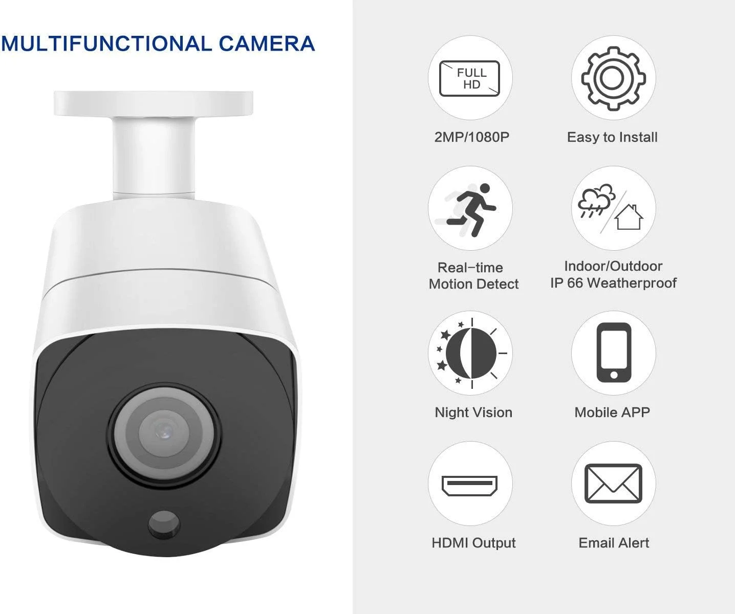 کیت دوربین مداربسته AHD چهار کانال tomvision با هارد دیسک 1 ترابایتی، سیستم ضبط امنیتی 2.0 مگاپیکسلی/1080P، کیت دوربین مداربسته شامل 4 عدد دوربین بولت فضای باز و سیستم هشدار ابری P2P برای امنیت خانه کیت دوربین مداربسته AHD چهار کانال tomvision با هارد دیسک 1 ترابایتی، سیستم ضبط امنیتی 2.0 مگاپیکسلی/1080P، کیت دوربین مداربسته شامل 4 عدد دوربین بولت فضای باز و سیستم هشدار ابری P2P برای امنیت خانه