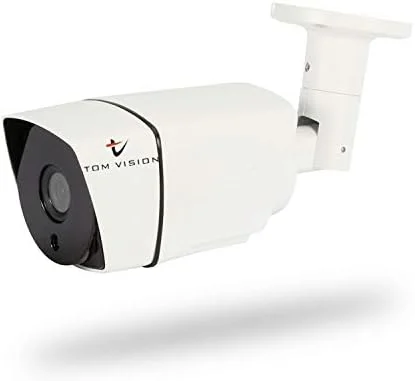 دوربین مداربسته توم ویژن AHD/TVI/CVI/CVBS هیبریدی 4 در 1 با سنسور سونی 1080P/2.0MP، دوربین امنیتی فلزی سفید رنگ گلوله‌ای ضد آب IP66 مدل MX-60R14 مناسب فضای باز