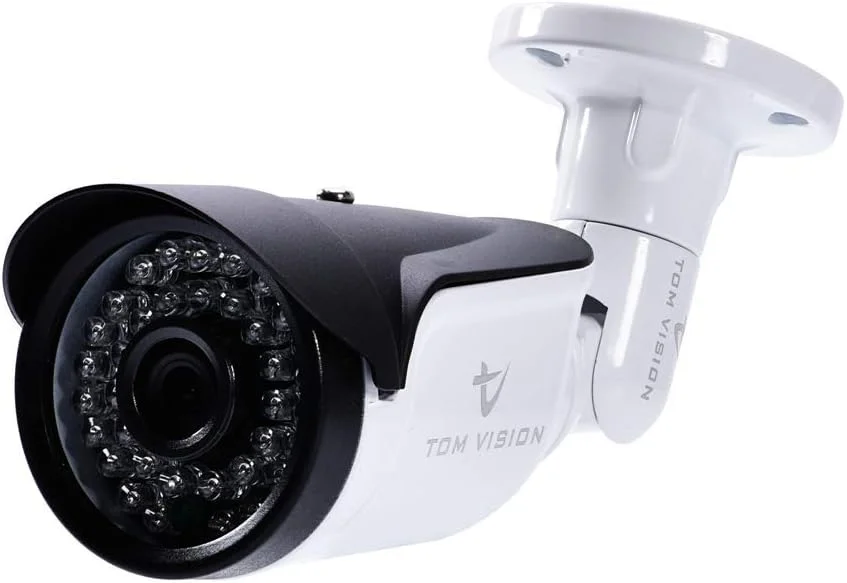 دوربین مداربسته توم ویژن AHD/TVI/CVI/CVBS هیبریدی 4 در 1 با سنسور سونی 1080P/2.0MP، بدنه فلزی سفید رنگ، ضد آب IP66 مدل MX-60R24 مناسب برای نظارت امنیتی در فضای باز