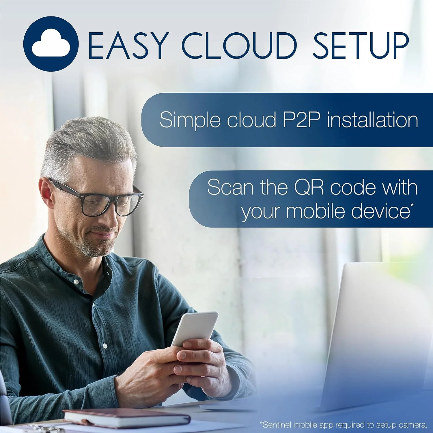 دوربین تحت شبکه بولت 5 مگاپیکسلی PoE H.265 ترندنت مدل TV-IP1514PI مناسب فضای داخلی و خارجی، دارای استاندارد IP66، دید در شب مادون قرمز تا 30 متر، دوربین مداربسته امنیتی، دارای اسلات کارت microSD (تا 256 گیگابایت)، سفید