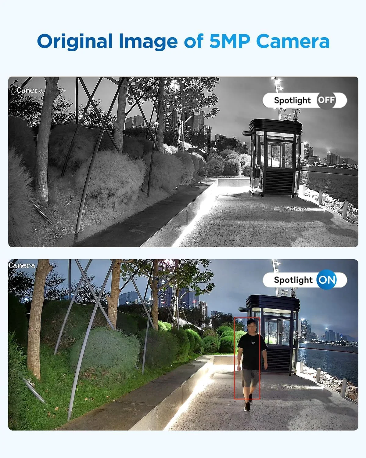 سیستم دوربین مداربسته چرخشی 16 کانال PoE 4COVR، دوربین های چرخشی 5 مگاپیکسلی IP با صدای دو طرفه، چرخش 280 درجه افقی و 90 درجه عمودی، زوم اپتیکال 5X، دید در شب رنگی هوشمند، تشخیص انسان و وسیله نقلیه، دستگاه ضبط 4K با هارد 4 ترابایتی، مدل LY5XCP5M1612