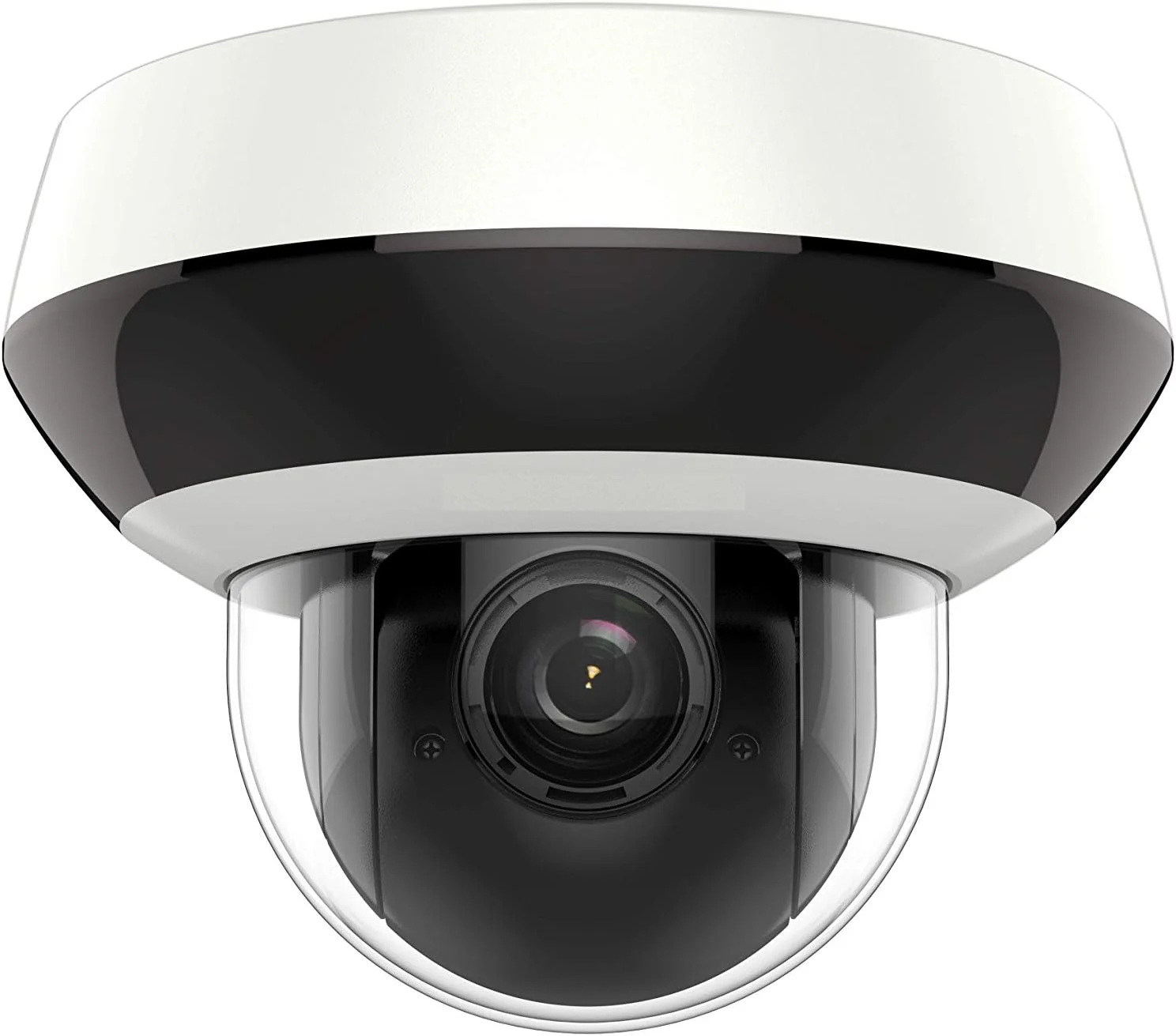 دوربین مینی PTZ با قابلیت PoE و کیفیت 4 مگاپیکسل - سازگار با Hikvision DS-2DE2A404IW-DE3، چرخش، شیب، زوم اپتیکال 4X، 2.8mm~12mm، مناسب فضای داخلی و خارجی، دارای ورودی و خروجی صدا و آلارم، H.265+ (شامل آداپتور PoE رایگان)