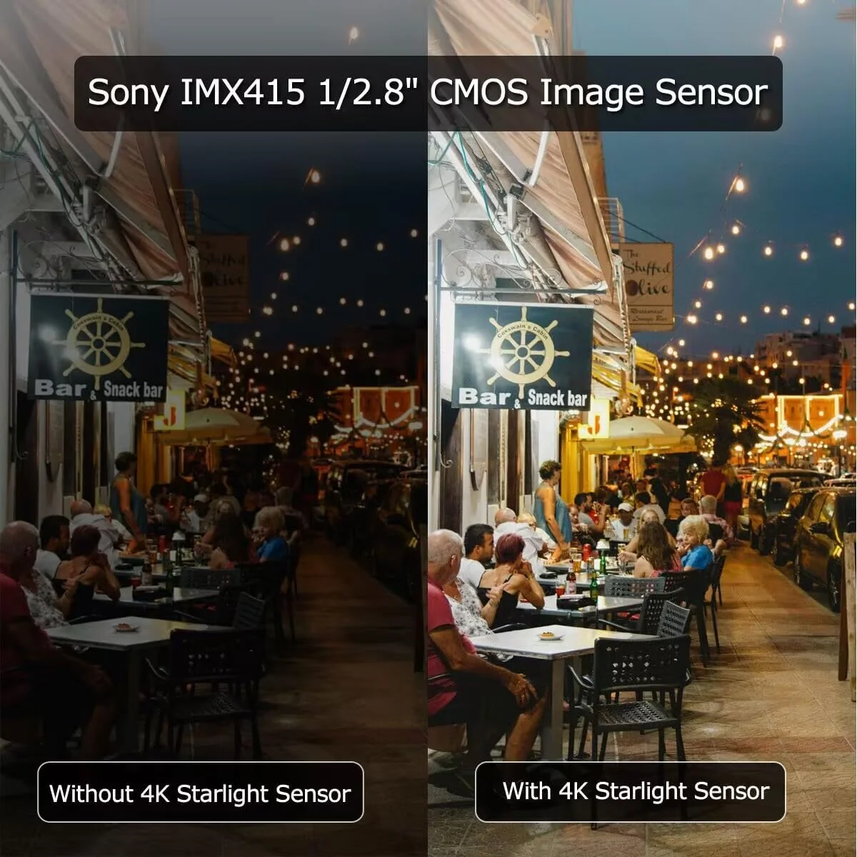 دوربین دام PTZ با قابلیت ردیابی خودکار 8 مگاپیکسل 4K 25X 5.3-130mm، دوربین امنیتی تشخیص انسان و وسیله نقلیه با سیم PoE IP، دید در شب رنگی با نورافکن 320 فوت IR، آلارم صوتی 2 طرفه، برای NVR، برنامه موبایل 360 چرخش مداوم