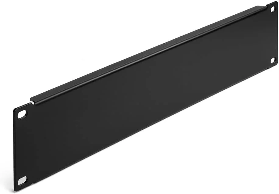 پنل رک خالی 2U برای محفظه رک مونت 19 اینچی و کابینت های شبکه (مشکی، 2 عددی)