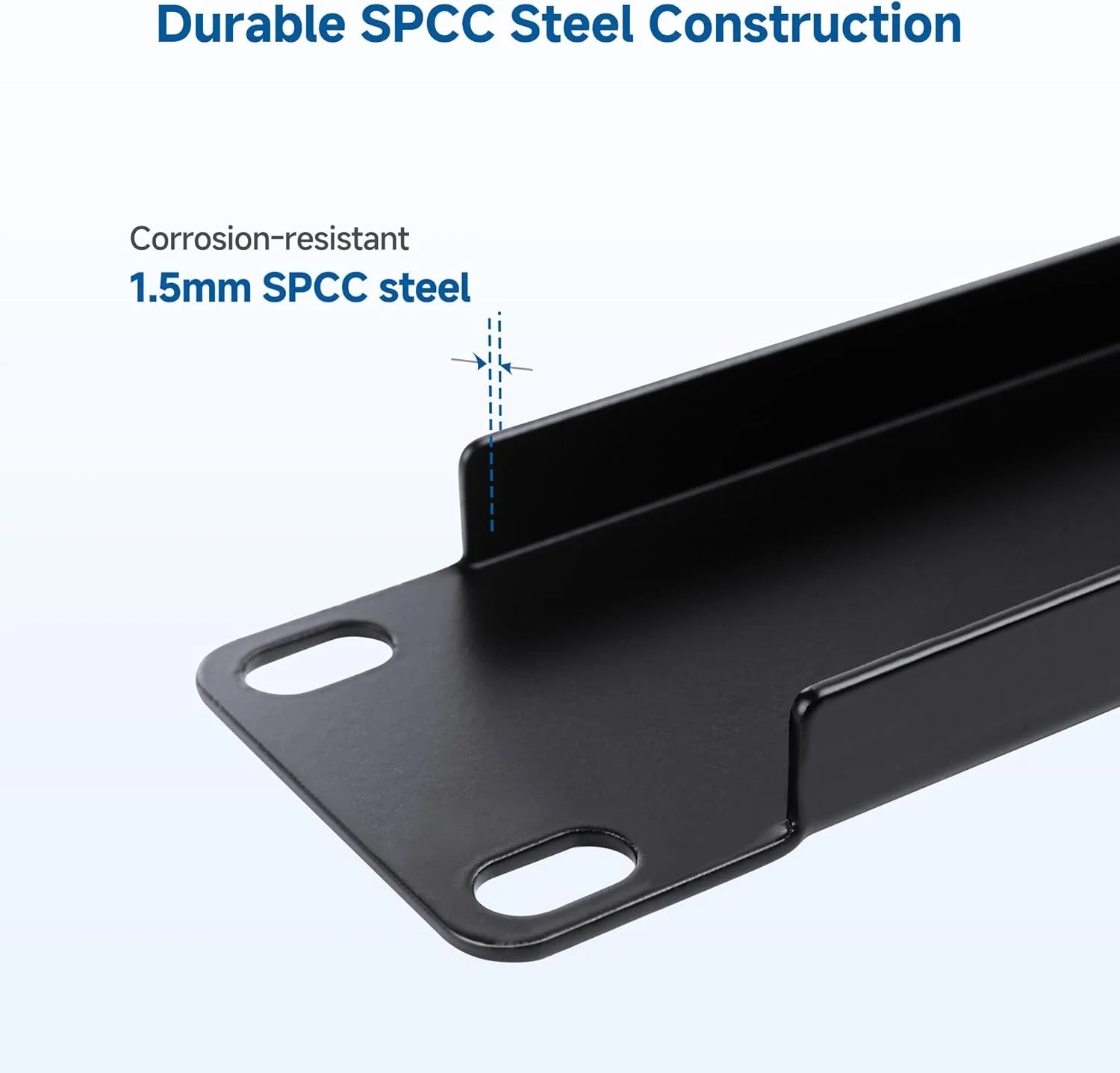 پنل های خالی 1U Cable Matters، بسته 2 عددی، پنل فاصله دهنده رک 1U برای کابینت رک سرور 19 اینچی، مشکی پنل های خالی 1U Cable Matters، بسته 2 عددی، پنل فاصله دهنده رک 1U برای کابینت رک سرور 19 اینچی، مشکی