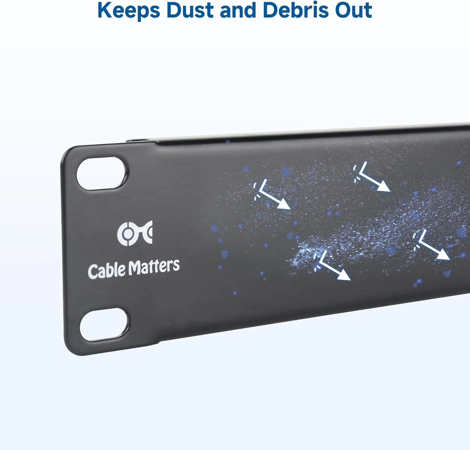 پنل های خالی 1U Cable Matters، بسته 2 عددی، پنل فاصله دهنده رک 1U برای کابینت رک سرور 19 اینچی، مشکی پنل های خالی 1U Cable Matters، بسته 2 عددی، پنل فاصله دهنده رک 1U برای کابینت رک سرور 19 اینچی، مشکی