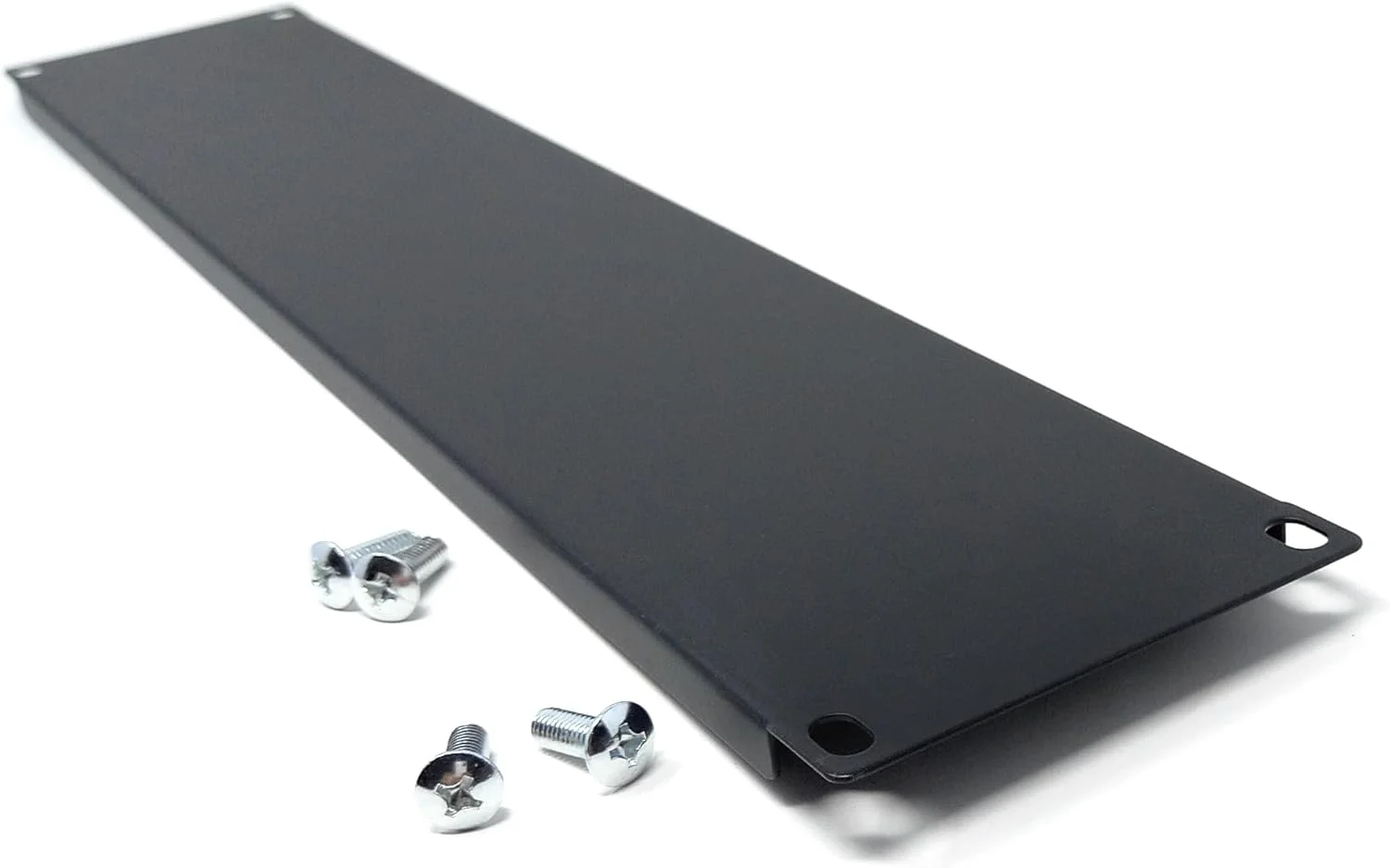 پنل خالی 2U درات برای رک 19 اینچی - پنل پوشاننده رک برای رک های سرور/شبکه، محفظه ها و کابینت ها، شامل پیچ (1، 2U)