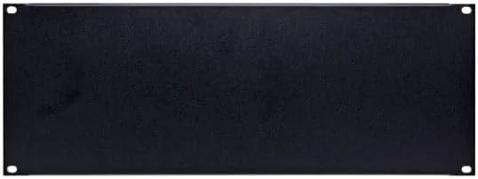 پنل های پوششی رک ۱۹ اینچی DKURVE - سایزهای 2U / 3U / 4U - صفحات فولادی سنگین برای رک های سرور و کابینت های شبکه - روکش مشکی (3U)