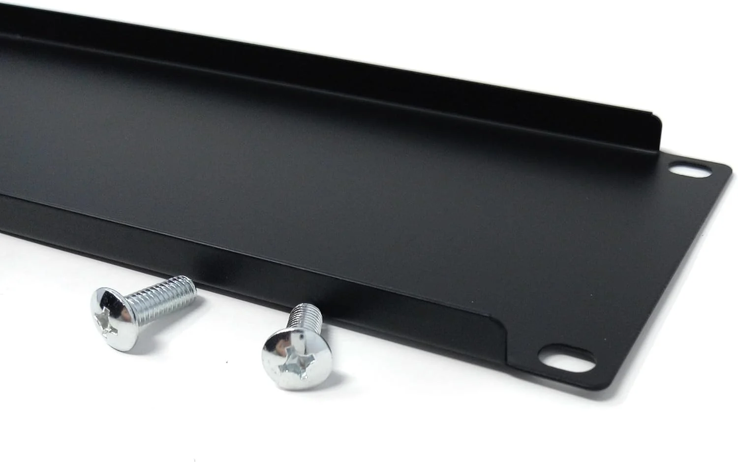 پنل خالی 2U درات برای رک 19 اینچی - پنل پوشاننده رک برای رک های سرور/شبکه، محفظه ها و کابینت ها، شامل پیچ (1، 2U)