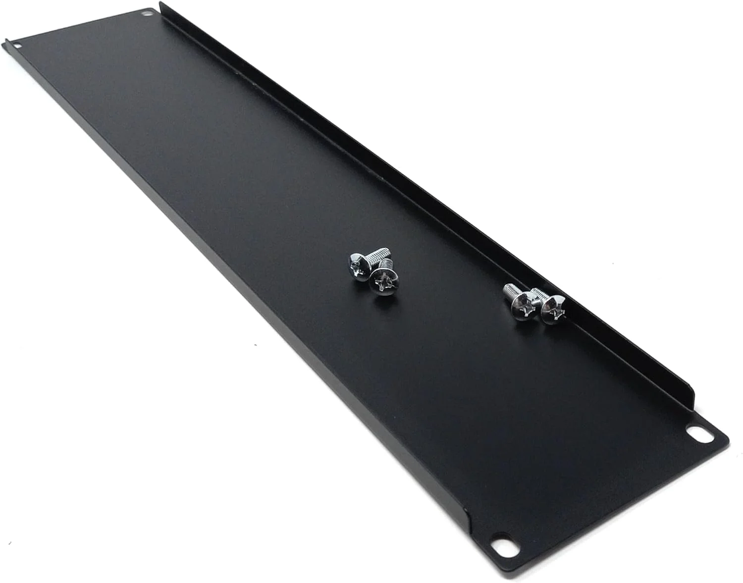 پنل خالی 2U درات برای رک 19 اینچی - پنل پوشاننده رک برای رک های سرور/شبکه، محفظه ها و کابینت ها، شامل پیچ (1، 2U)