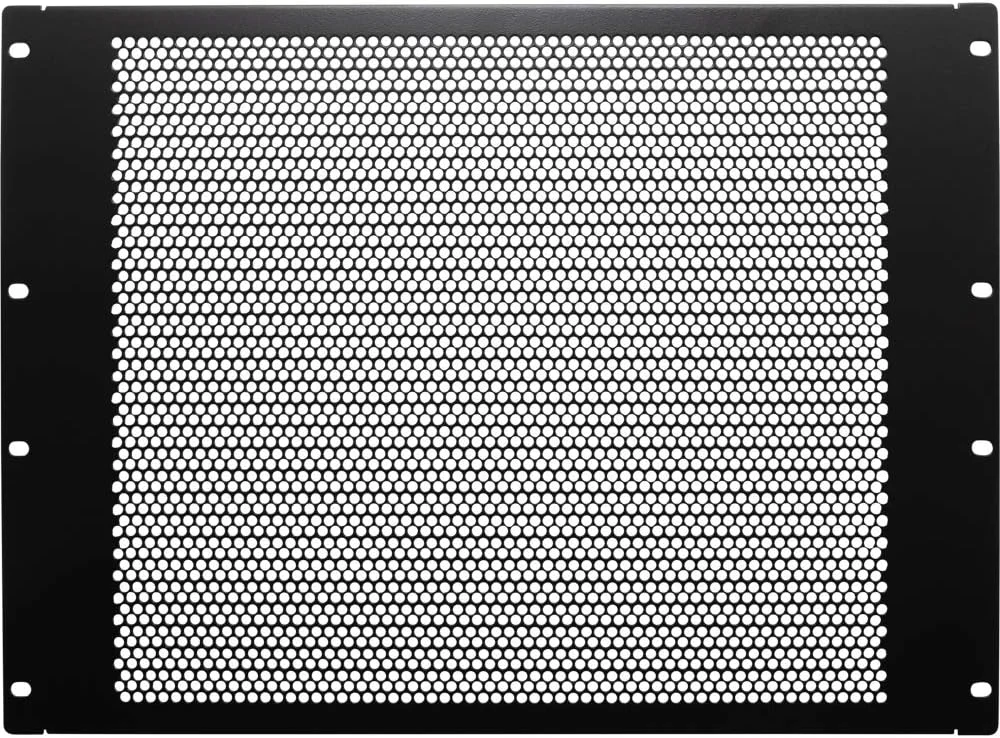 صفحه پوشاننده رک 8U NavePoint با تهویه برای رک شبکه سرور 19 اینچی یا کابینت، مشکی