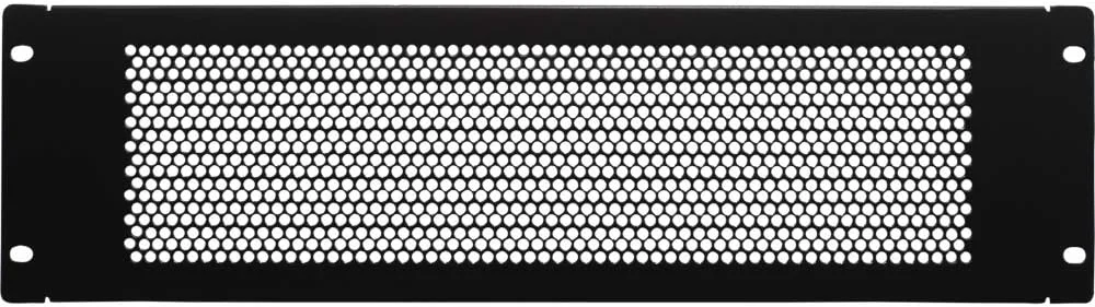 پنل فاصله گذار قفسه ۳ یونیت Navepoint با تهویه برای قفسه یا کابینت شبکه سرور ۱۹ اینچی، مشکی