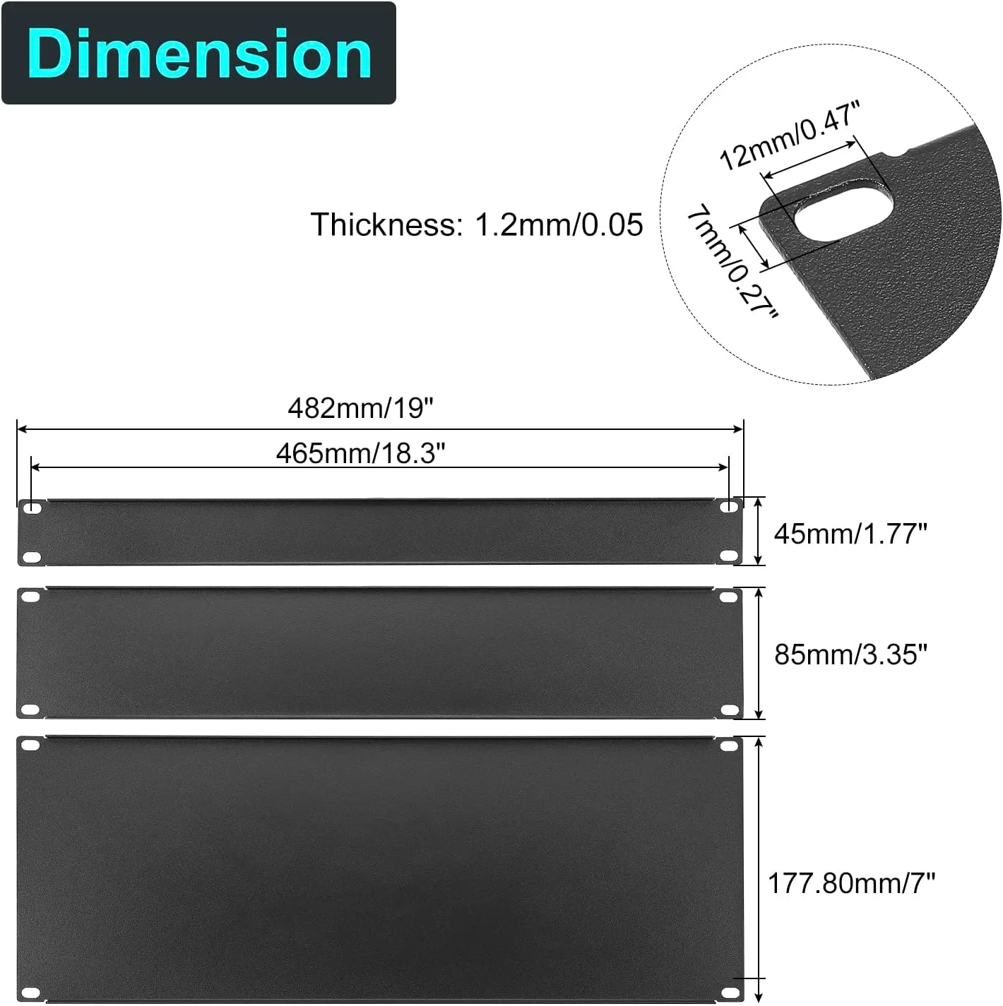 پنل فلزی رک خالی PATIKIL، 1U، 2U، 4U، 19 اینچ، 1 ست کیت پنل پرکننده برای محفظه رک سرور، کابینت، مشکی پنل فلزی رک خالی PATIKIL، 1U، 2U، 4U، 19 اینچ، 1 ست کیت پنل پرکننده برای محفظه رک سرور، کابینت، مشکی