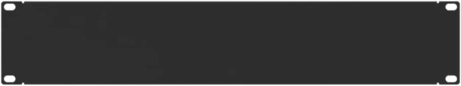 پک 5 عددی پنل خالی 2U - پنل رک سرور فلزی برای رک یا محفظه سرور 19 اینچی، مشکی (2UBP5PC)