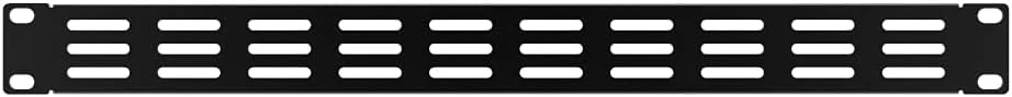پنل تهویه دار خالی - پنل فاصله دهنده قفسه فولادی برای رک سرور 19 اینچی، مشکی (1U)، بسته 5 عددی پنل تهویه دار خالی - پنل فاصله دهنده قفسه فولادی برای رک سرور 19 اینچی، مشکی (1U)، بسته 5 عددی
