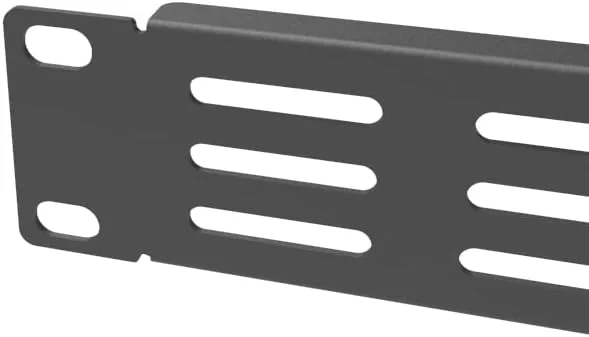 پنل تهویه دار خالی - پنل فاصله دهنده قفسه فولادی برای رک سرور 19 اینچی، مشکی (1U)، بسته 5 عددی پنل تهویه دار خالی - پنل فاصله دهنده قفسه فولادی برای رک سرور 19 اینچی، مشکی (1U)، بسته 5 عددی