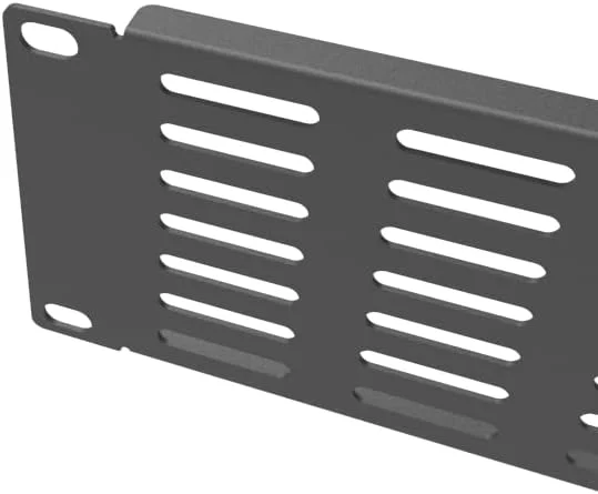 پک 5 عددی پنل خالی 2U تهویه دار - پنل فاصله دهنده قفسه فولادی برای رک سرور 19 اینچی، مشکی (2U) پک 5 عددی پنل خالی 2U تهویه دار - پنل فاصله دهنده قفسه فولادی برای رک سرور 19 اینچی، مشکی (2U)