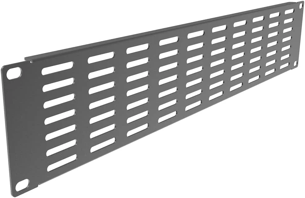 پنل تهویه دار فلزی 2U برای رک یا کابینت سرور 19 اینچی، مشکی (2UVBP2PC) - بسته 2 عددی پنل تهویه دار فلزی 2U برای رک یا کابینت سرور 19 اینچی، مشکی (2UVBP2PC) - بسته 2 عددی