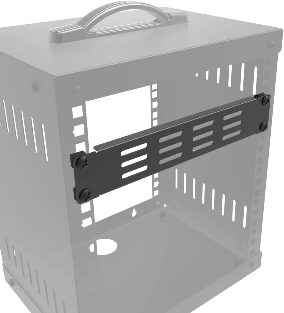 کیائو یوبانگ، دو عدد پنل خالی تهویه دار ۱۰ اینچی، نصب رک 1U برای رک سرور ۱۰ اینچی، کابینت شبکه یا رک رومیزی