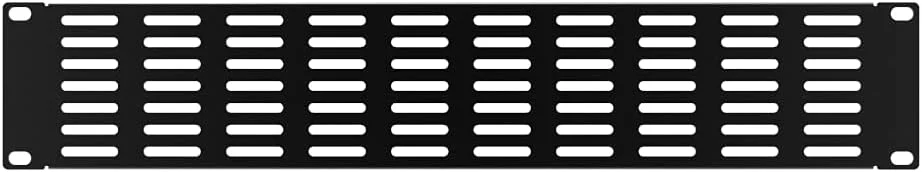 پنل تهویه دار فلزی 2U برای رک یا کابینت سرور 19 اینچی، مشکی (2UVBP2PC) - بسته 2 عددی پنل تهویه دار فلزی 2U برای رک یا کابینت سرور 19 اینچی، مشکی (2UVBP2PC) - بسته 2 عددی