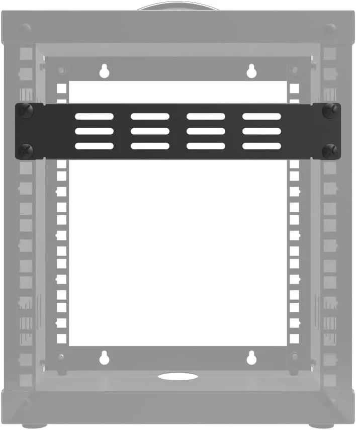 کیائو یوبانگ، دو عدد پنل خالی تهویه دار ۱۰ اینچی، نصب رک 1U برای رک سرور ۱۰ اینچی، کابینت شبکه یا رک رومیزی