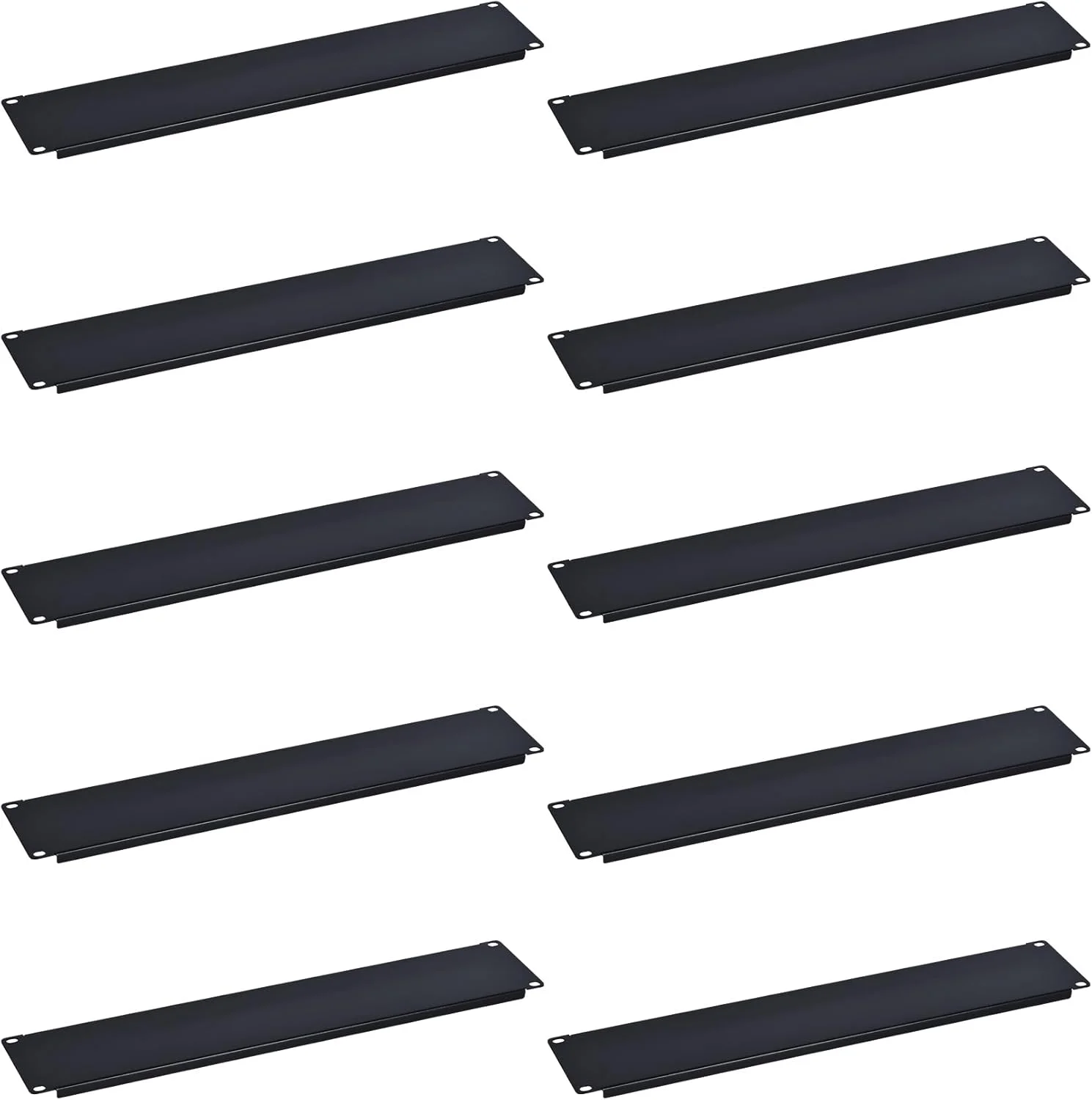 پنل فاصله گذار قفسه ۲ یونیت RackPath (بسته ۱۰ عددی) برای محفظه قفسه سرور ۱۹ اینچی یا کابینت شبکه