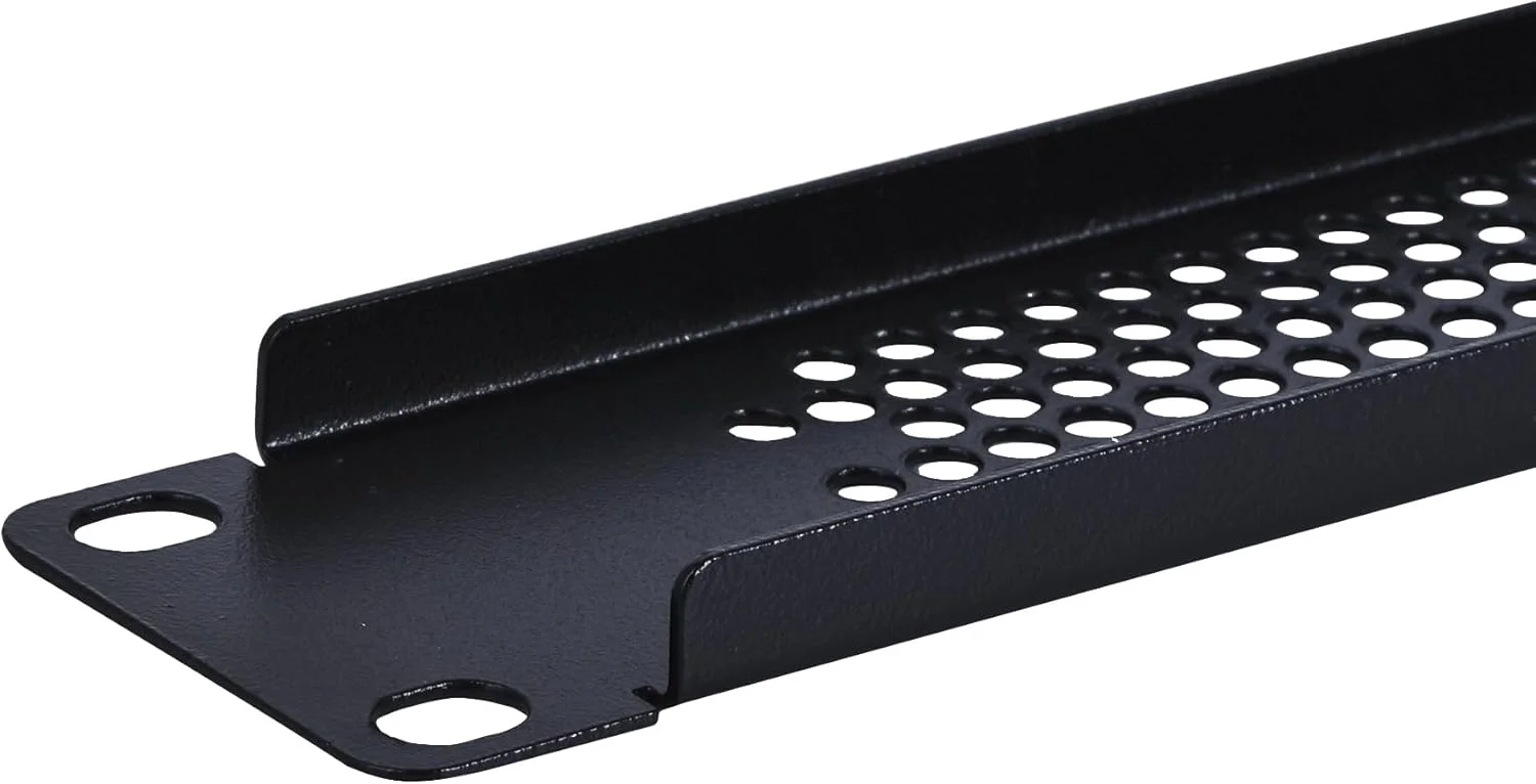 پنل فاصله دهنده رک خالی RackPath 1U با تهویه (بسته 10 عددی) برای محفظه رک سرور 19 اینچی یا کابینت شبکه