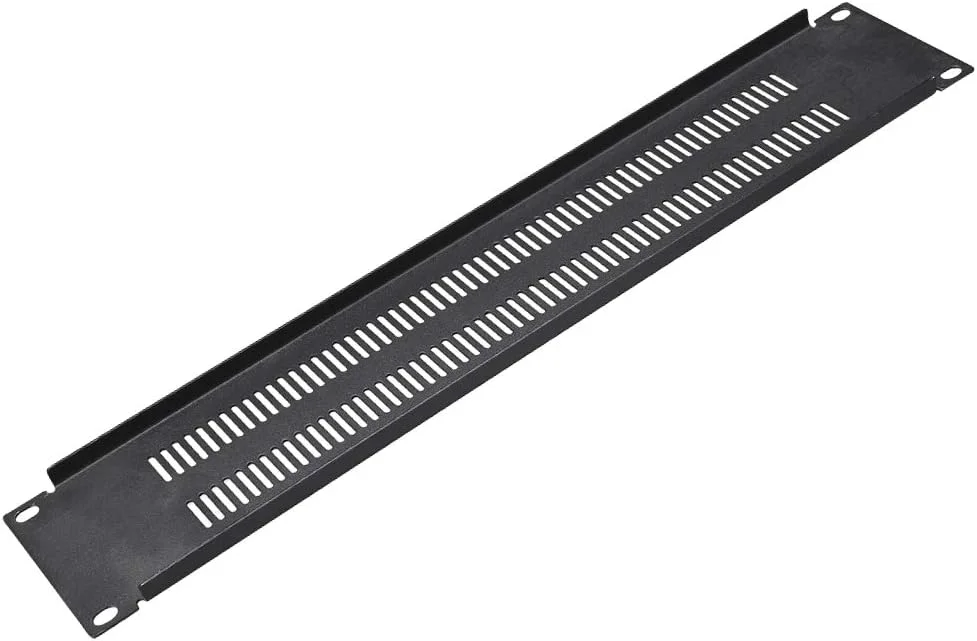 پنل فاصله دهنده قفسه خالی 2U با تهویه برای محفظه یا کابینت قفسه شبکه سرور 19 اینچی