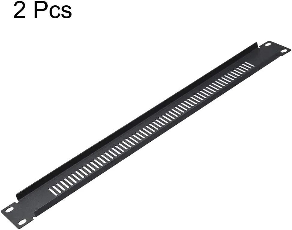 صفحه پوشاننده رک 1U، دو عدد، دارای تهویه برای رک شبکه سرور 19 اینچی یا محفظه