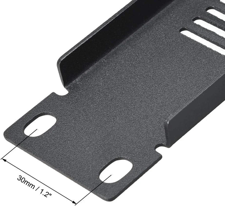 صفحه پوشاننده رک 1U، دو عدد، دارای تهویه برای رک شبکه سرور 19 اینچی یا محفظه