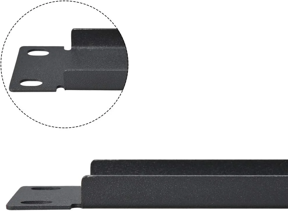 صفحه پوشاننده رک 1U، دو عدد، دارای تهویه برای رک شبکه سرور 19 اینچی یا محفظه