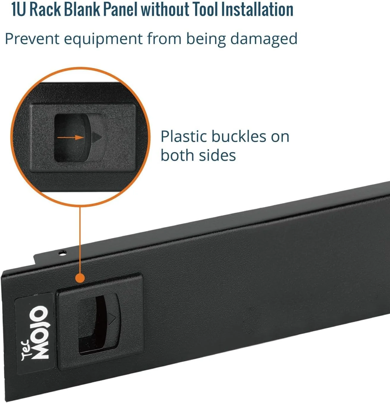 پنل خالی 1U Tecmojo، بسته 5 عددی، پنل خالی رک فولادی نورد سرد، صفحه نصب رک برای محفظه رک سرور 19 اینچی یا کابینت شبکه، نصب بدون ابزار، مشکی پنل خالی 1U Tecmojo، بسته 5 عددی، پنل خالی رک فولادی نورد سرد، صفحه نصب رک برای محفظه رک سرور 19 اینچی یا کابینت شبکه، نصب بدون ابزار، مشکی