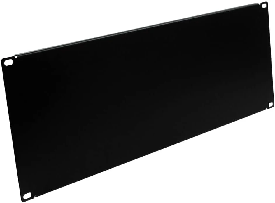 بسته 5 عددی پنل فاصله دهنده رک مدل 3033-N مشکی 4U برای رک شبکه سرور 19 اینچی یا کابینت مشکی