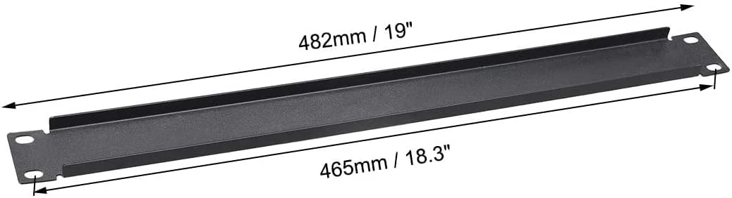 پنل پوششی 1U XYWHPGV، 2 عددی - پنل فلزی برای رک سرور 19 اینچی، محفظه یا کابینت - مشکی (d3900 6da11 bca70 48188 9d8ed 4207c)