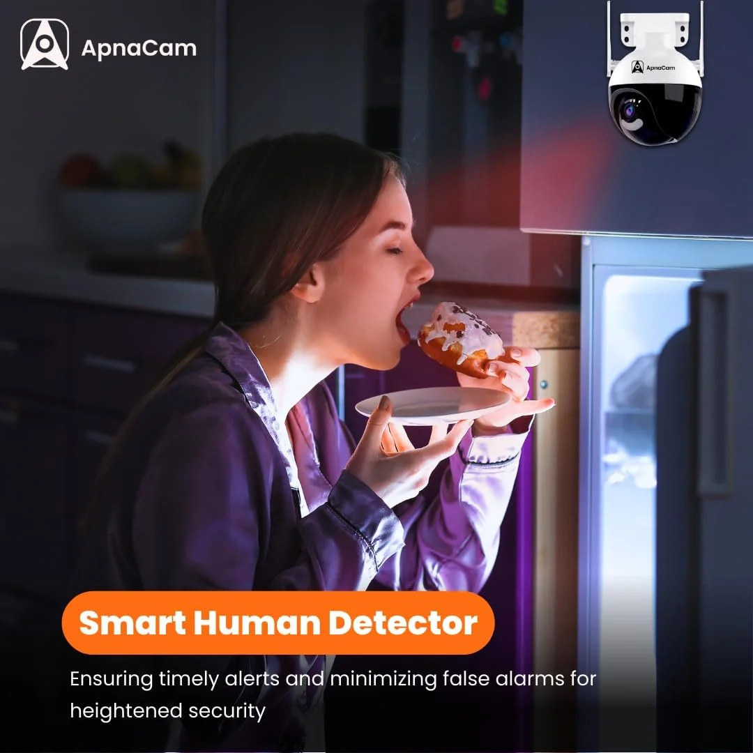 دوربین وای فای PTZ فول اچ دی 1080p آپناکم مناسب فضای باز | صدای دو طرفه | دید در شب رنگی | آلارم | هشدار حرکت | پشتیبانی از کارت SD | چرخش 352 درجه | دوربین امنیتی فضای باز