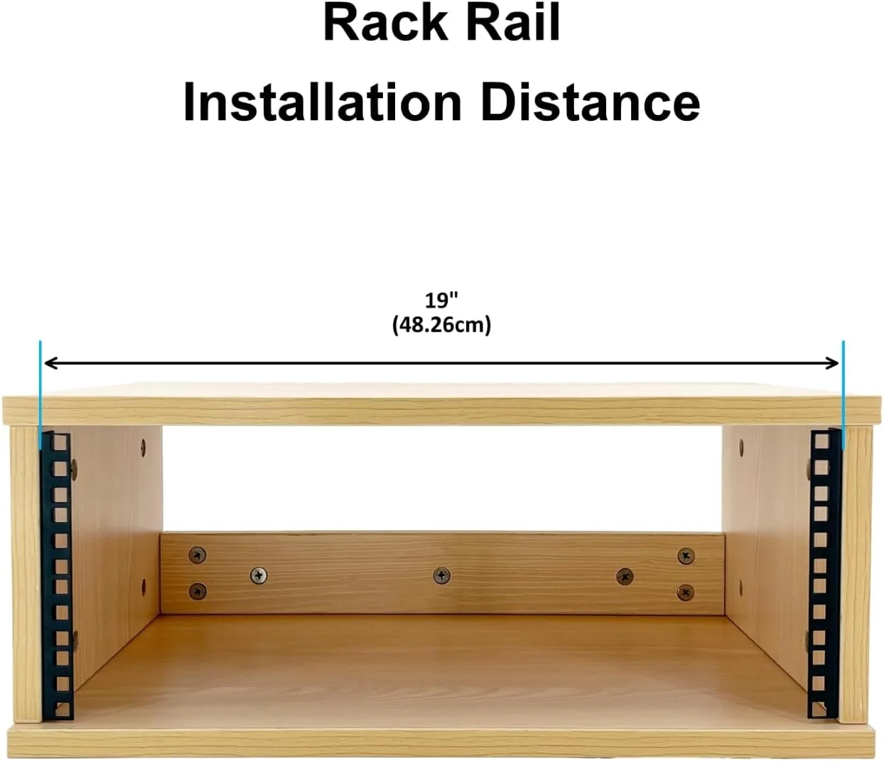 ریل رک 8U به همراه پیچ و مهره M6 برای رک های سرور و سوئیچ شبکه