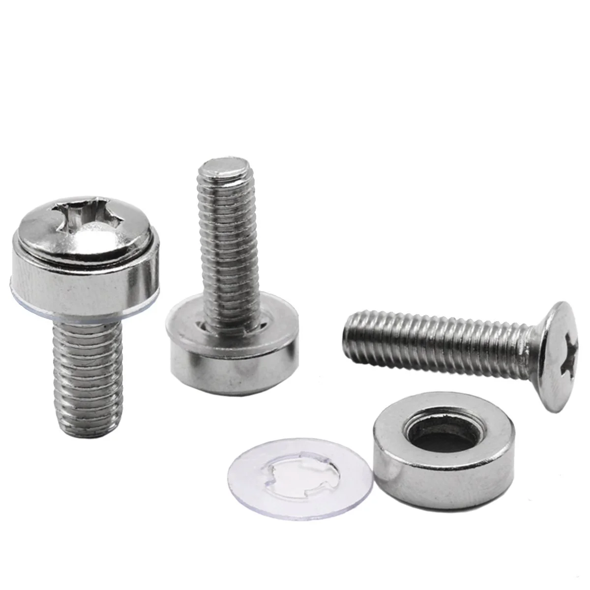 بسته 60 عددی پیچ و مهره قفسی M6 x 16mm برای رک سرور بسته 60 عددی پیچ و مهره قفسی M6 x 16mm برای رک سرور