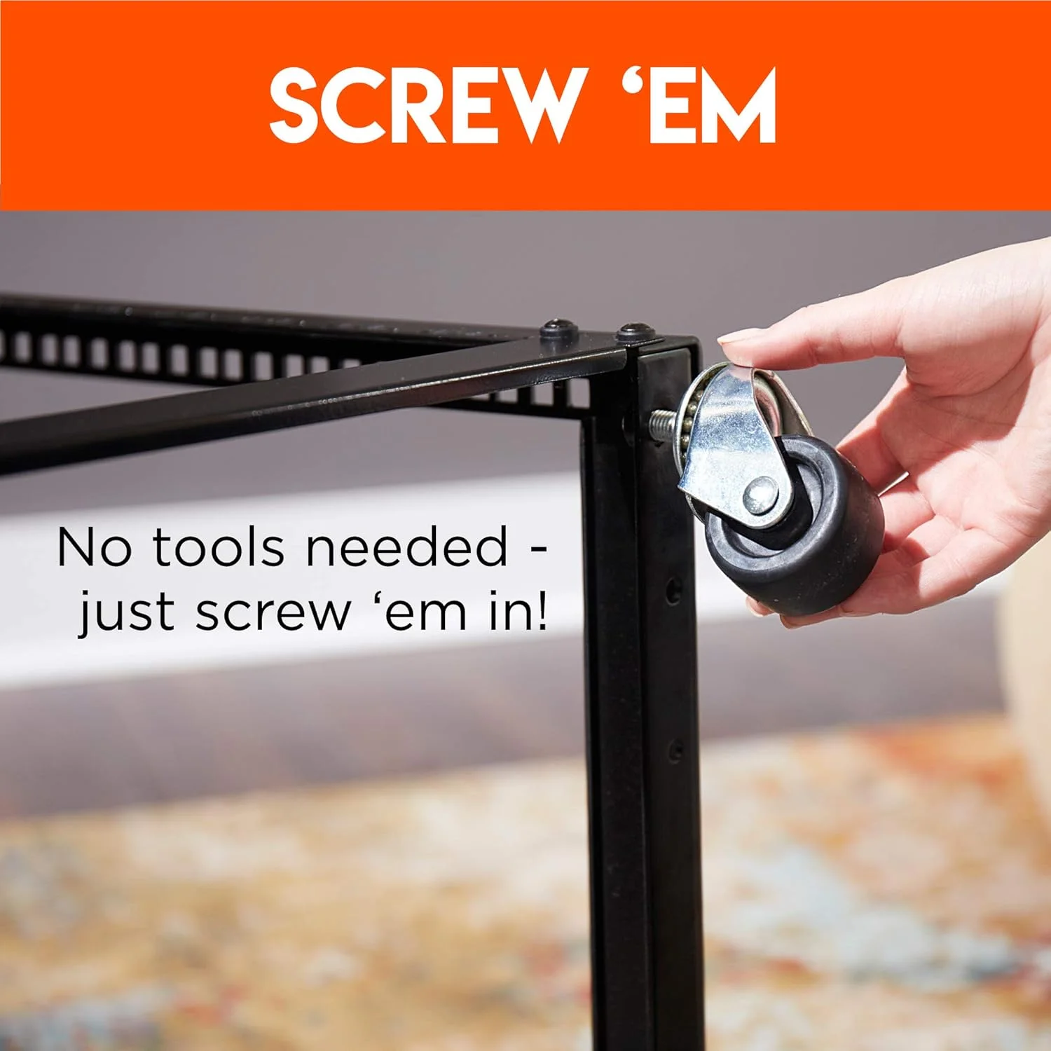 کیت چرخ رک ECHOGEAR - به آسانی به رک سرور خود چرخ اضافه کنید - سازگار با رک های 15U و 20U ECHOGEAR کیت چرخ رک ECHOGEAR - به آسانی به رک سرور خود چرخ اضافه کنید - سازگار با رک های 15U و 20U ECHOGEAR