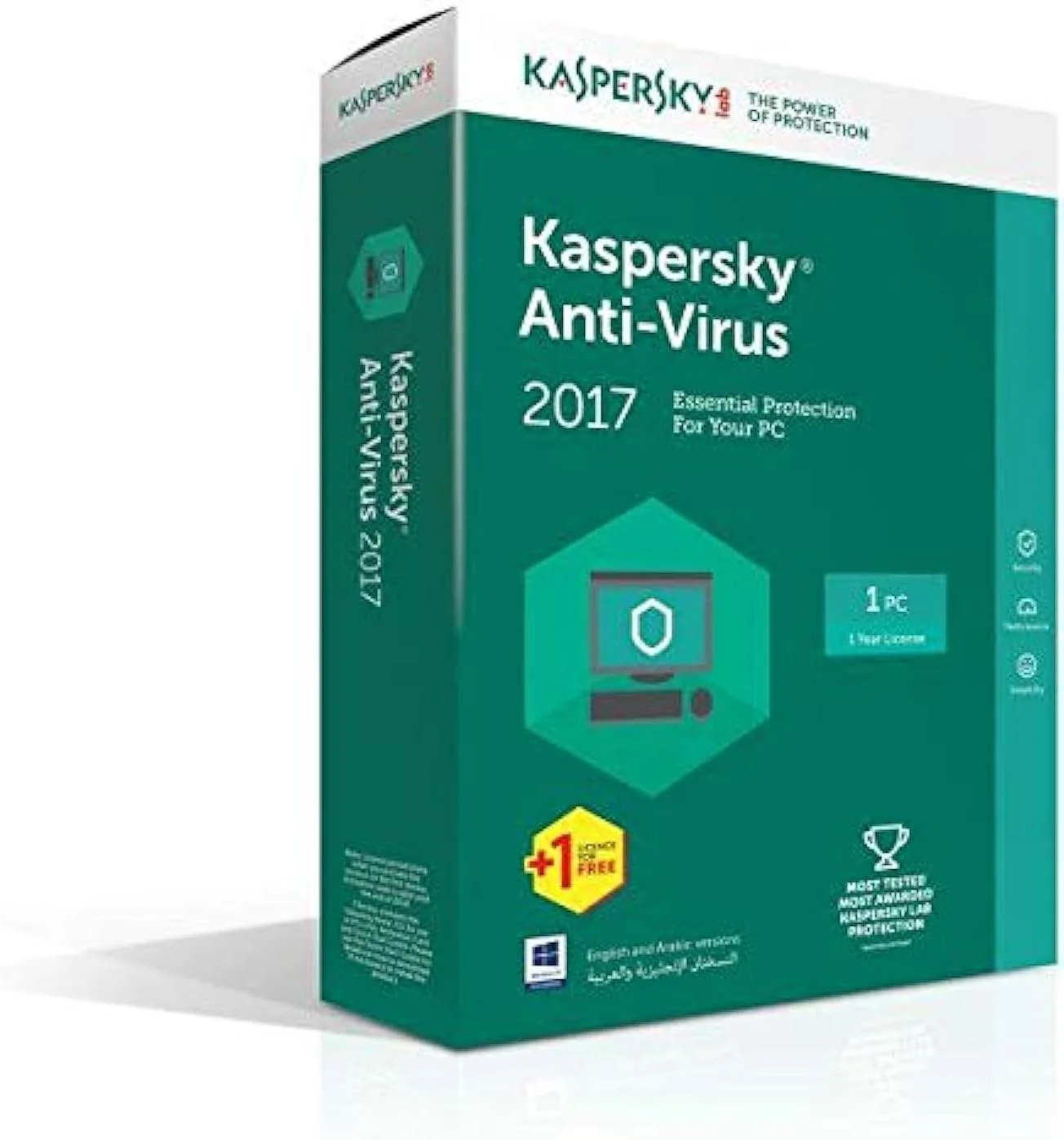 آنتی ویروس کسپرسکی 2017، 1 کاربر به علاوه 1 کاربر